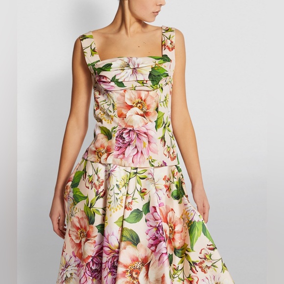 Dolce & Gabbana Charmeuse Floral Top, IT42, Perfect condition - Picture 3 of 16